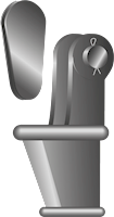 G-6413 Green Pin Open Wedge Socket Product Illustration
